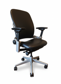Steelcase Leap V2 in Black Leather