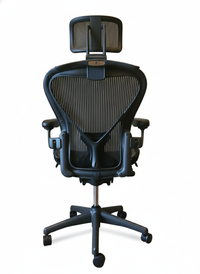 Herman Miller Aeron Classic  Size B with Headrest and Posturefit Lumbar Support
