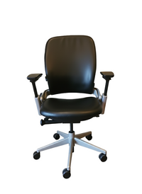 Steelcase Leap V2 in Black Leather