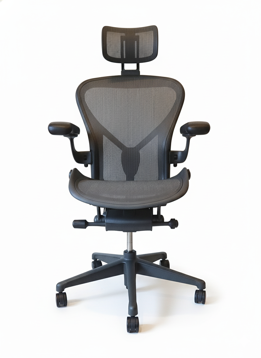 Herman Miller Aeron Remastered Size B with Headrest
