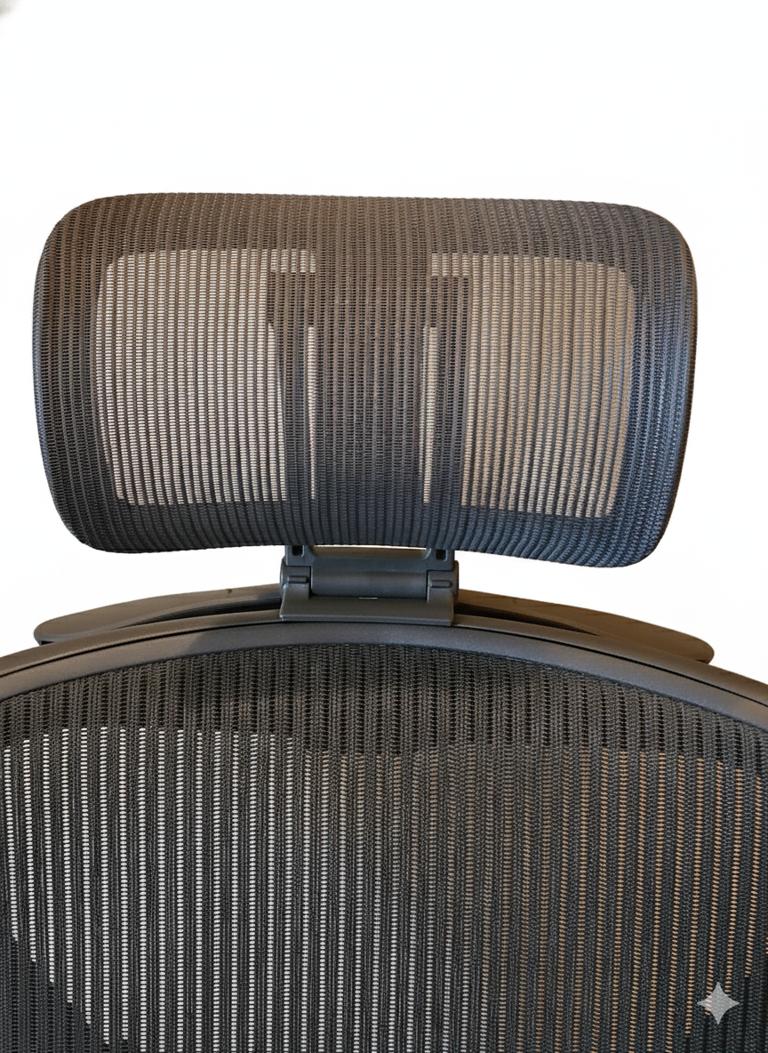 Herman Miller Aeron Classic  Size B with Headrest and Posturefit Lumbar Support